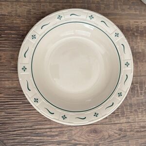 Longaberger Pottery Pasta Serving Bowl